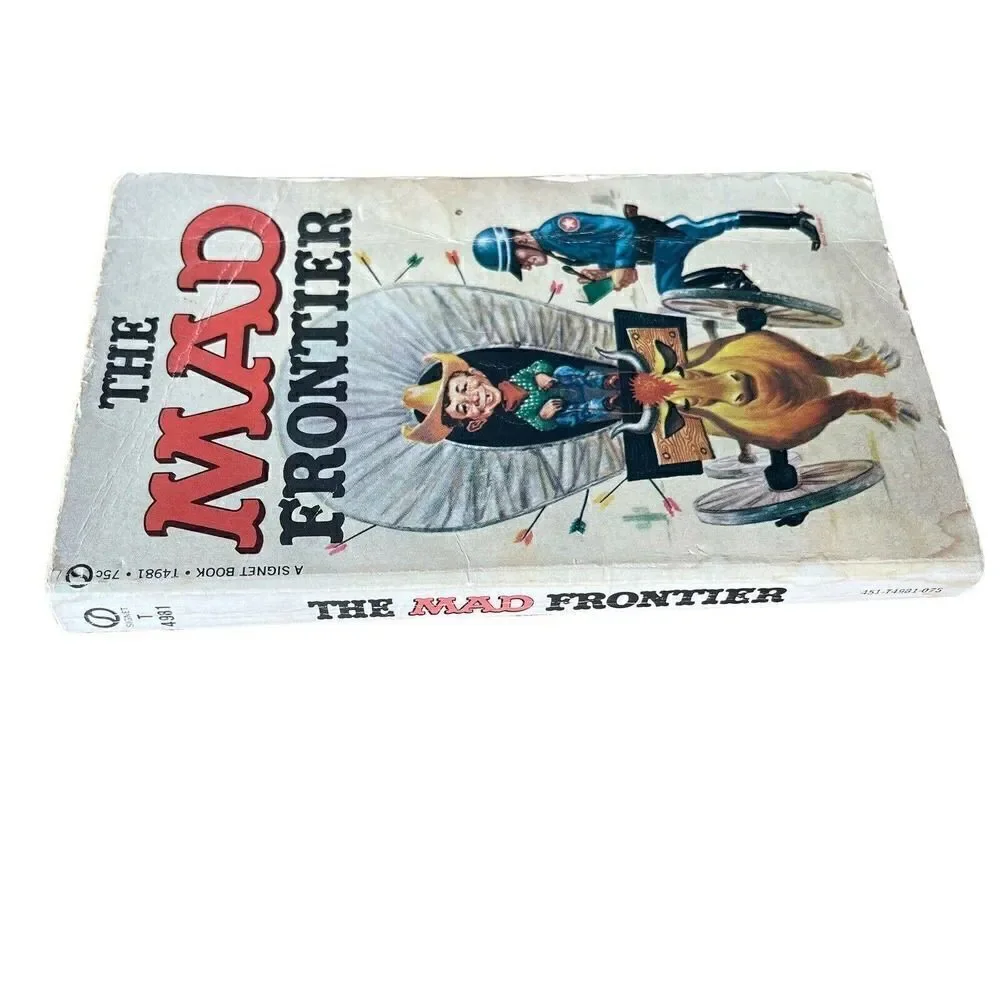 The Mad Frontier Paperback Book Vintage 60s Signet Books 4981 Nostalgia Classic